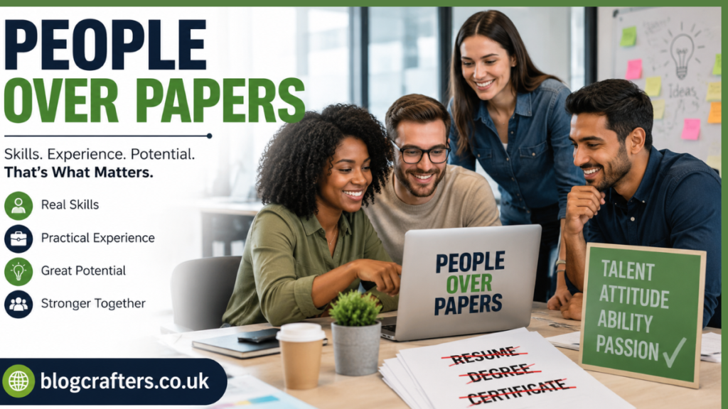 people over papers